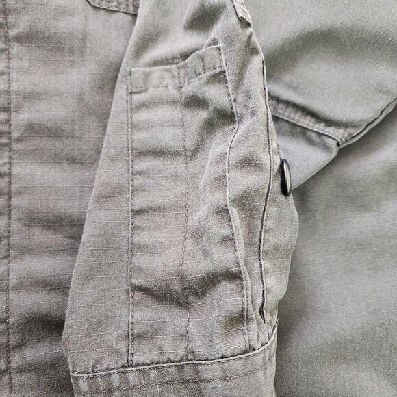 5:11 Tactical Long Sleeve Button Up Workwear Outdoor Shirt Large Padded Elbow - Picture 10 of 11